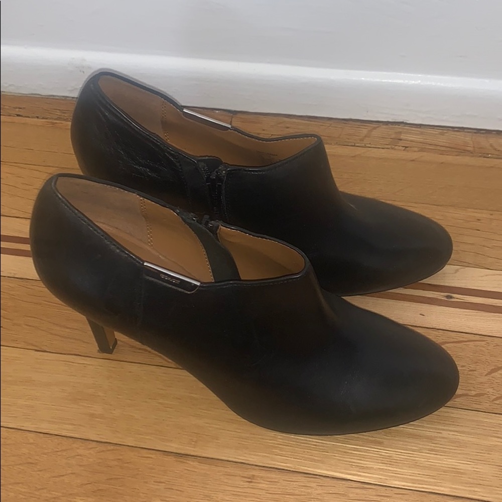 Never worn coach booties size 10